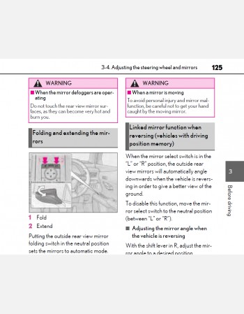 lexus ux200 2020-2021 owners manual